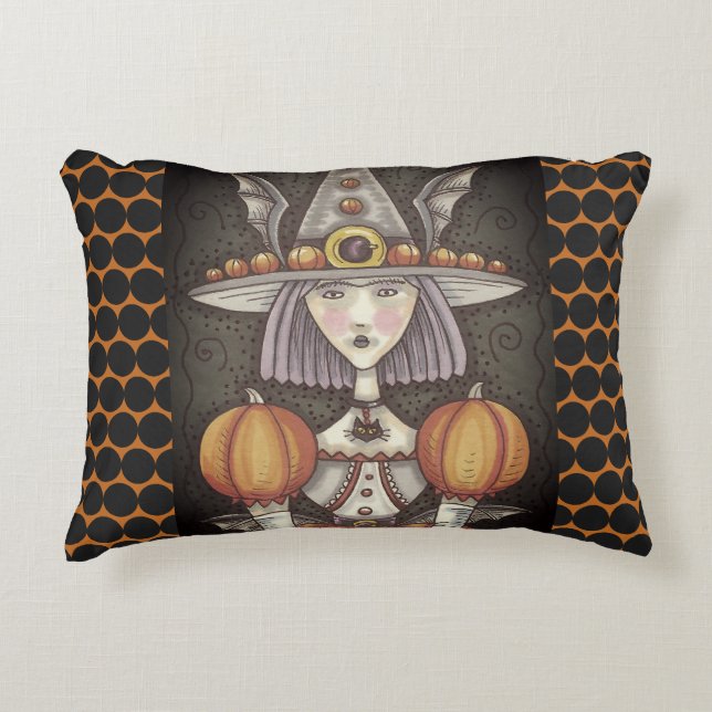 GOTHIC FLADDERMUS WITCH GIRL HALLOWEEN ACCENT PILL PRYDNADSKUDDE (Framsidan)