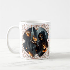 Gothic Flames, den brinnande lerans väktare. Kaffemugg