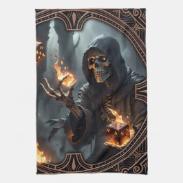 Gothic Flames, den brinnande lerans väktare. Kökshandduk
