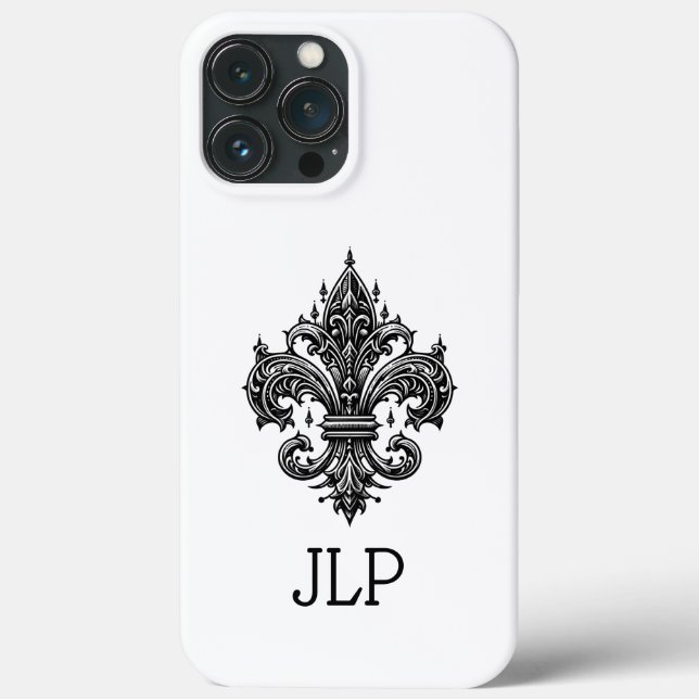 Gothic Fleur-de-lis iphone case (Baksida)