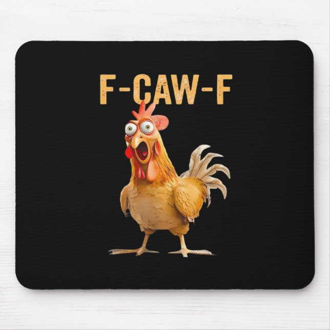 Gothic Funny Humor Crow F Caw F Style Musmatta (Framsidan)