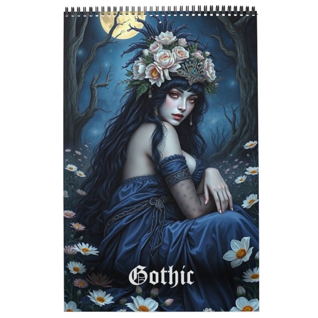 Gothic Garden Collectable Art Calendar Kalender (Omslag)