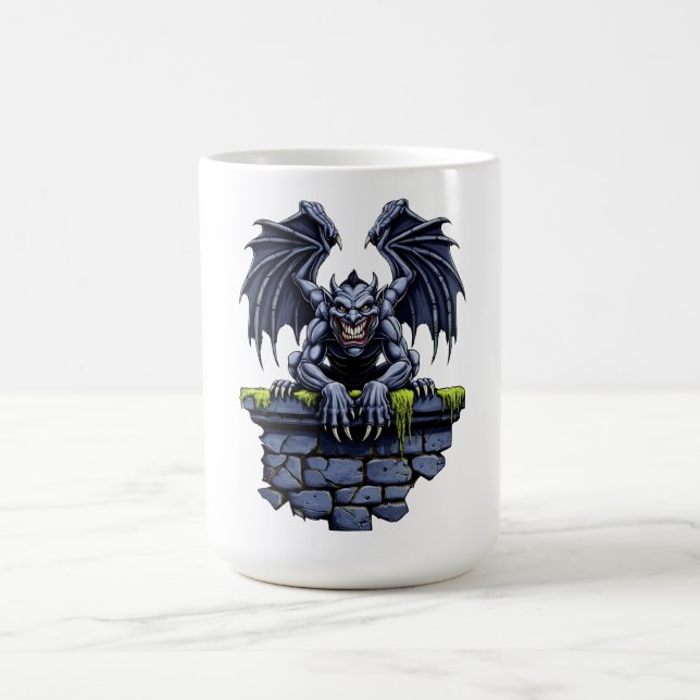 Gothic Gargoyle: Guardian of the Night Kaffemugg (Center)