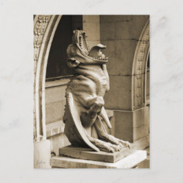 Gothic gargoyle vykort