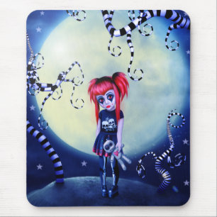 Gothic Girl voodoo doll and creepy vines Musmatta