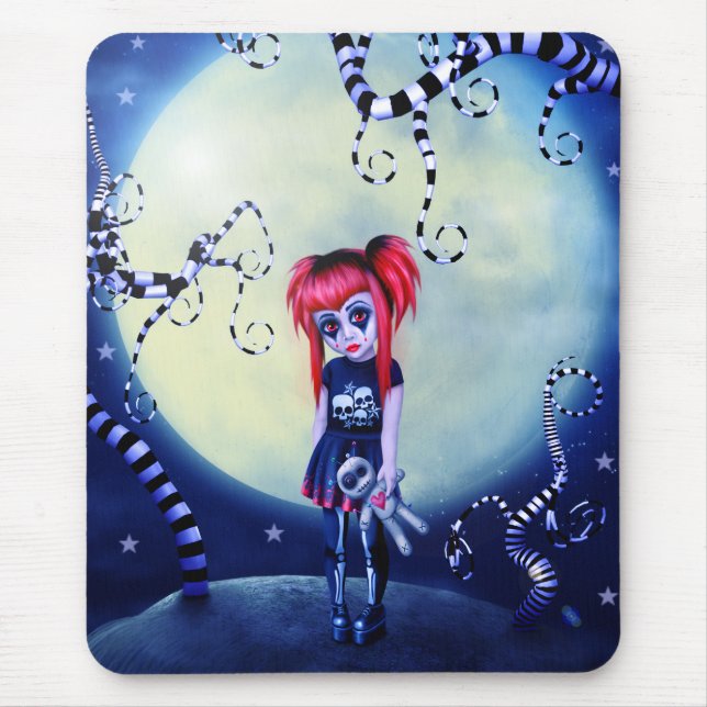 Gothic Girl voodoo doll and creepy vines Musmatta (Framsidan)