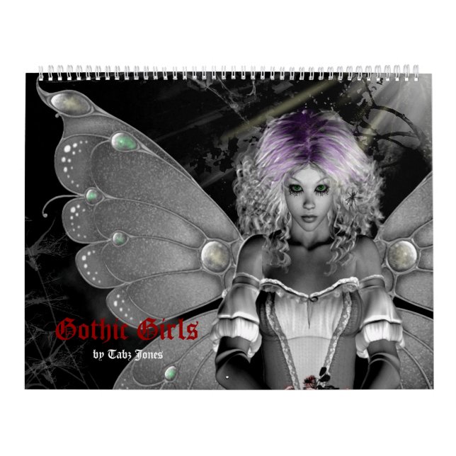 Gothic Girls 2018-kalender Kalender (Omslag)