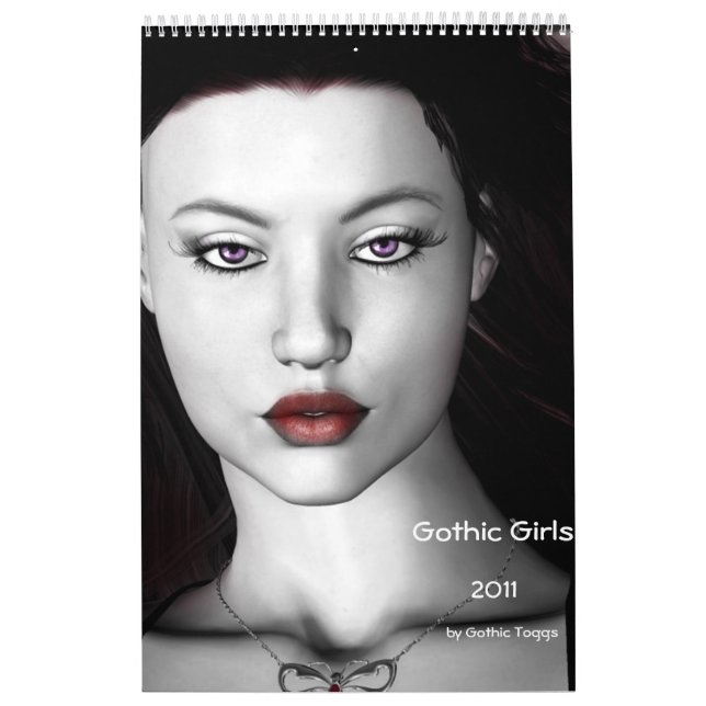 Gothic Girls 2 2011-kalender Kalender (Omslag)