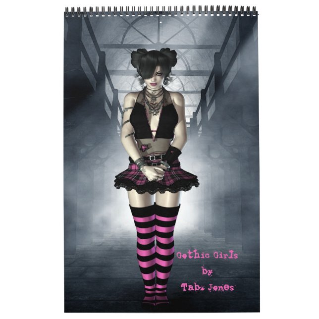 Gothic Girls Art Bok Kalender (Omslag)
