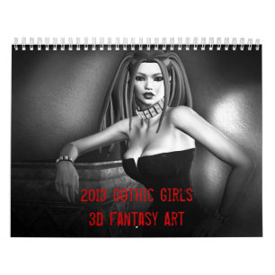 Gothic Girls Fantasy 2013 Calendar Kalender