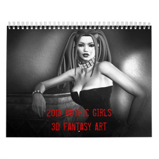 Gothic Girls Fantasy 2013 Calendar Kalender