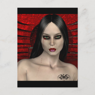 Gothic Girls, inget returkort Vykort