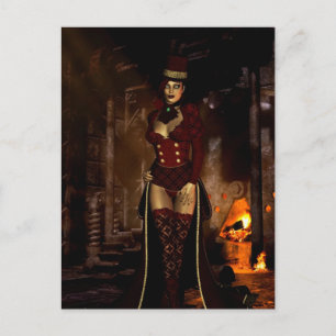 Gothic Girls under Lair-vykortet Vykort