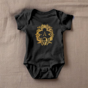 Gothic Glam   Baby Bodykostym   GULD T Shirt