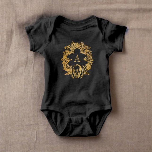 Gothic Glam | Baby Bodykostym | GULD T Shirt (For the littlest inhabitant of the castle.)