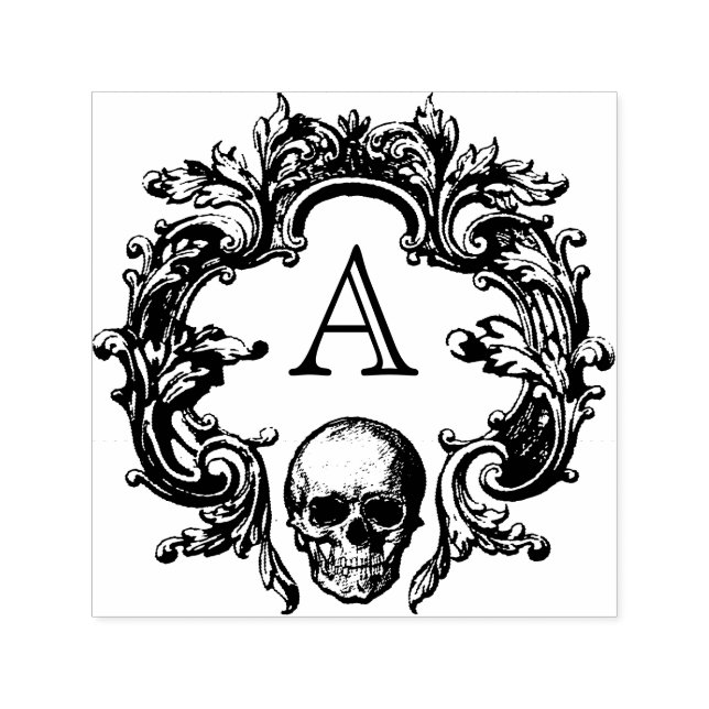 Gothic Glam | Frimärke med självinmatning Självfärgande Stämpel (Design)