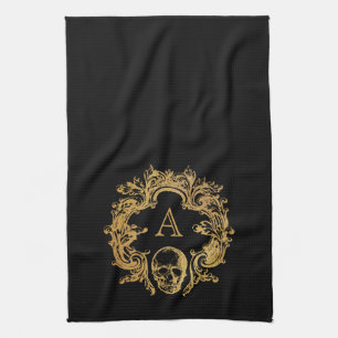 Gothic Glam Kökstyck Svart Kökshandduk