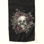 Gothic Glam | Scarf | Halloween Skull med Ro Sjal<br><div class="desc">Halloween scarf med Döskallar och ro. Morbiskt snyggt för Halloween eller någon falldag. Den avslutande pekpennan för din Halloween-cosplay som en vampyr,  ångpunktsinventör. Glädjande och sofistikerad.</div>