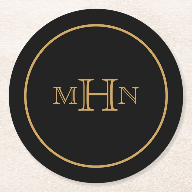 Gothic Glam | UNDERLÄGG | PAPPRA | Monogram | Svar (Framsidan)