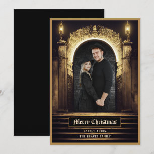 Gothic God jul Helgdag Card Julkort