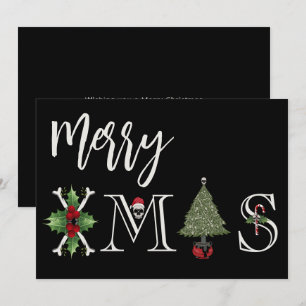 Gothic God jul JULAFTON Julkort