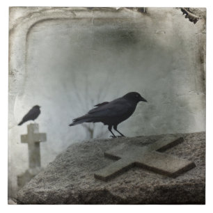 Gothic Graveyard Cros Kakelplatta