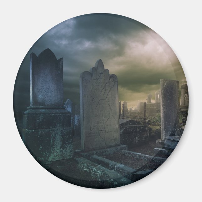 Gothic Graveyard Magnet (Framsidan)