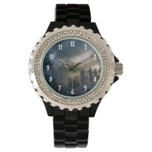 Gothic Graveyard Wrist Watch Armbandsur