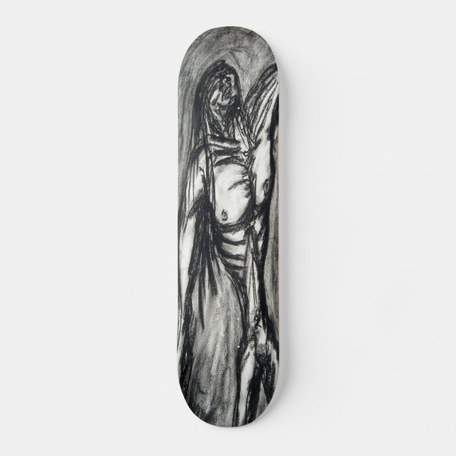Gothic Grief och Agony Mini Skateboard Bräda 18,5 Cm (Framsida)