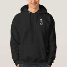 Gothic Grim Reaper Skull Hoodie - Mörk Streetwear