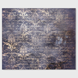 Gothic Grunge Indigo Presentpapper