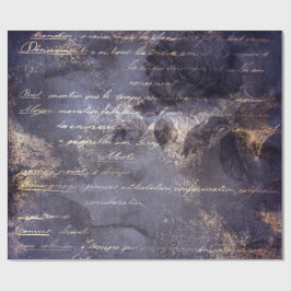 Gothic Grunge Indigo Presentpapper