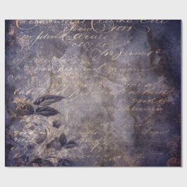 Gothic Grunge Indigo Presentpapper