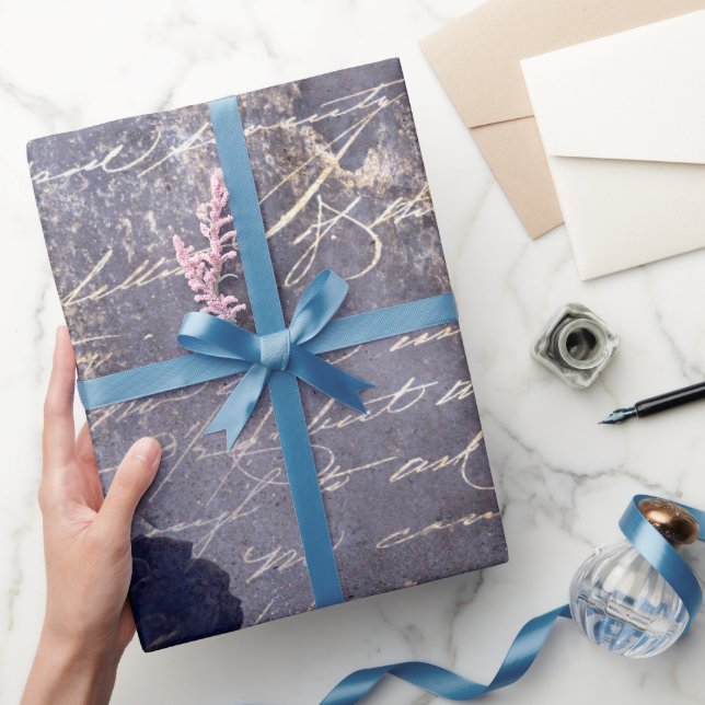 Gothic Grunge Indigo  Presentpapper (Gifting)