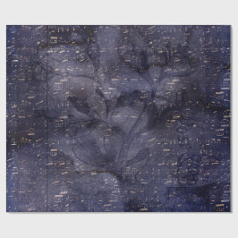 Gothic Grunge Indigo Presentpapper