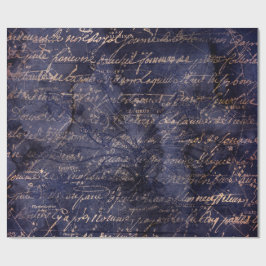 Gothic Grunge Indigo Presentpapper