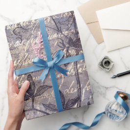 Gothic Grunge Indigo Presentpapper