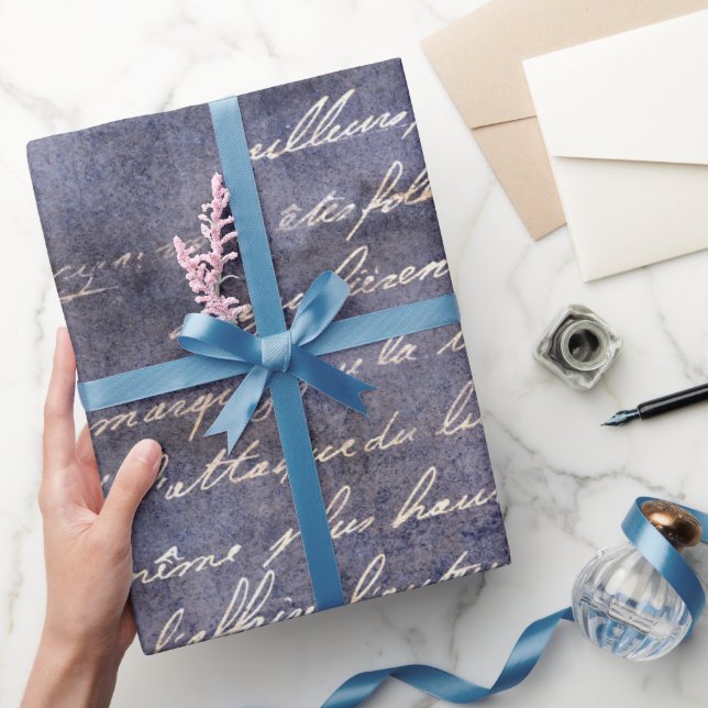 Gothic Grunge Indigo  Presentpapper (Gifting)