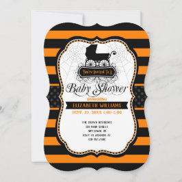 Gothic Halloween Baby Shower-inbjudan Inbjudningar