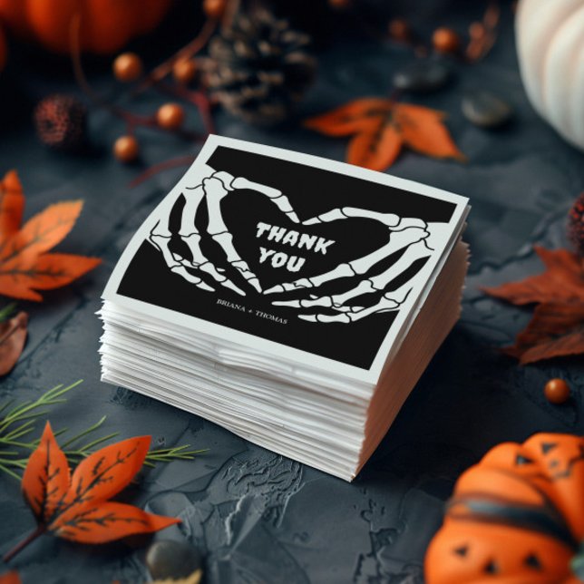 Gothic Halloween Baby Shower Pappersservett (Skapare uppladdad)