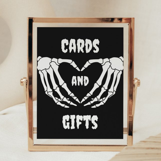Gothic Halloween-babyvykort och presentkort Poster (Skapare uppladdad)