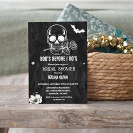 Gothic Halloween Boos Befor I Dos Möhippa Inbjudningar