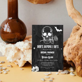 Gothic Halloween Boos Befor I Dos Möhippa Inbjudningar