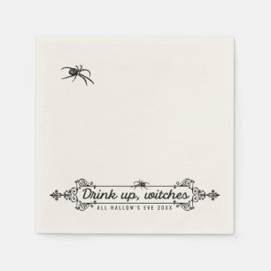 Gothic Halloween Drick upp vitsar Pappersservett