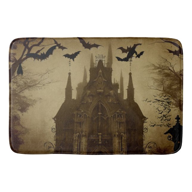 Gothic/Halloween/fall/pumpkin Badrumsmatta (Framsidan)