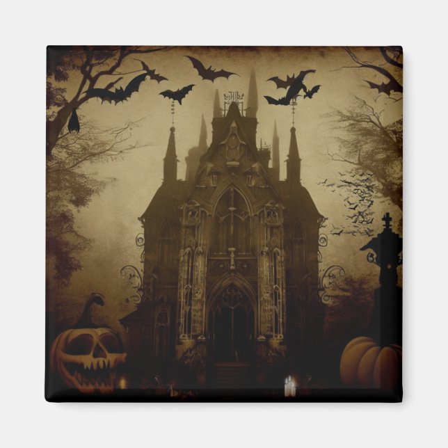 Gothic/Halloween/fall/pumpkin Magnet (Framsidan)