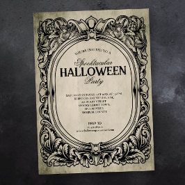 Gothic Halloween fest-inbjudan Inbjudningar