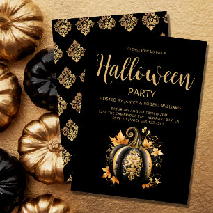 Gothic Halloween fest-inbjudan Inbjudningar