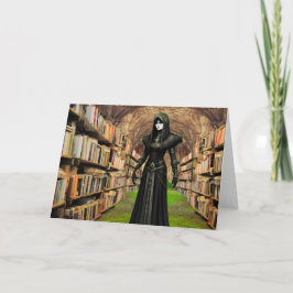 Gothic Halloween fest-inbjudan. Kort