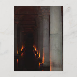 Gothic Halloween Hallway till helvetet vykort